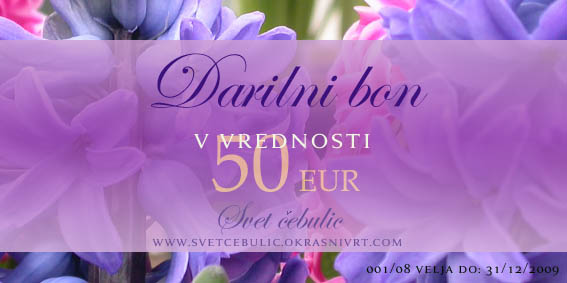 Darilni bon 50 EUR